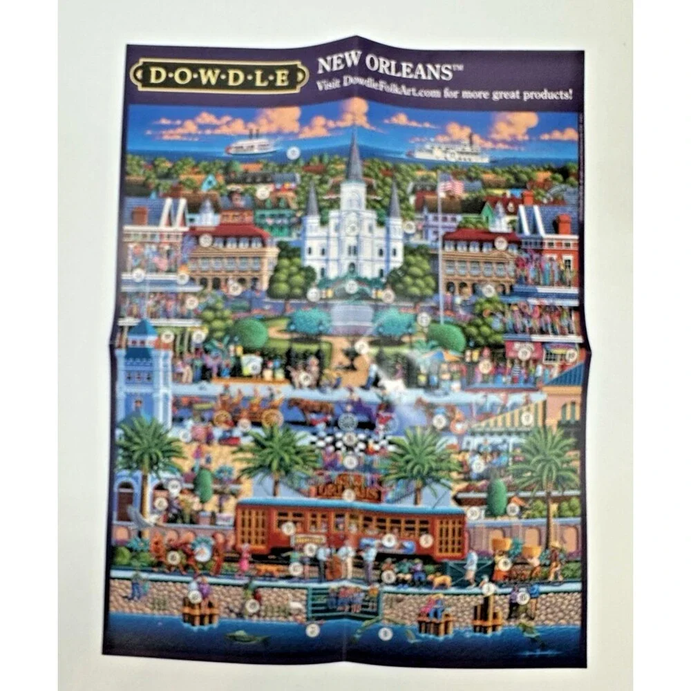 2022 Dowdle NEW ORLEANS Jigsaw Puzzle 500pc New Pieces Sealed 16x20 Made USA